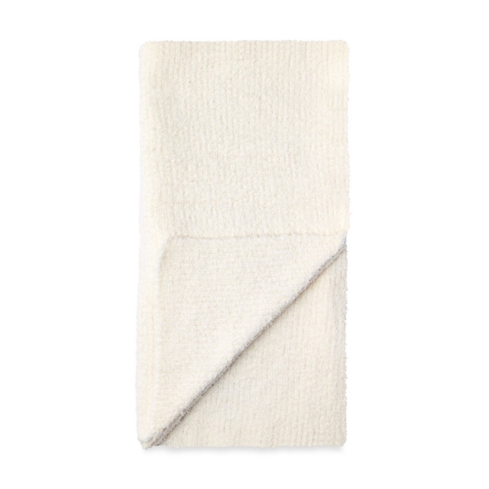 NWT Parents Choice Cable Knit Baby Blanket, 30" x 40"; Ivory - Picture 3 of 7